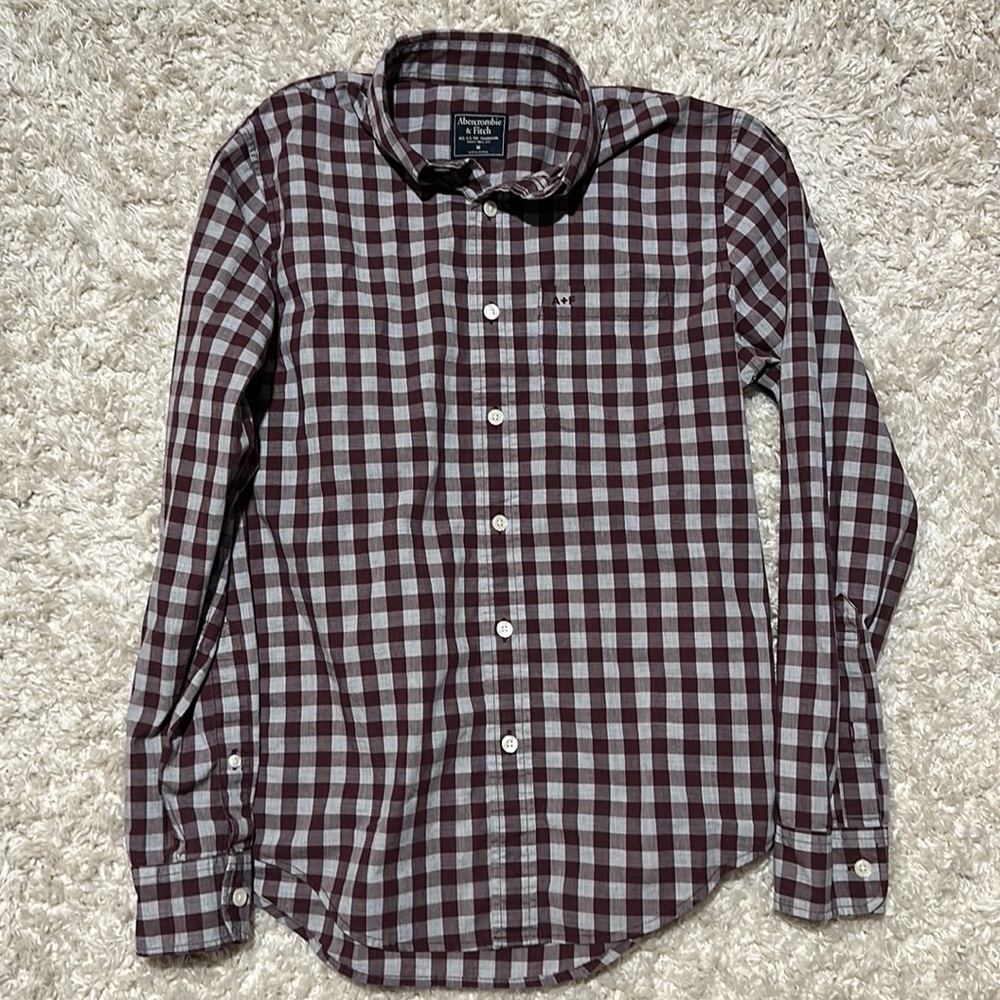 Abercrombie & Fitch Long Sleeve Shirt - Size M - Picture 3 of 4